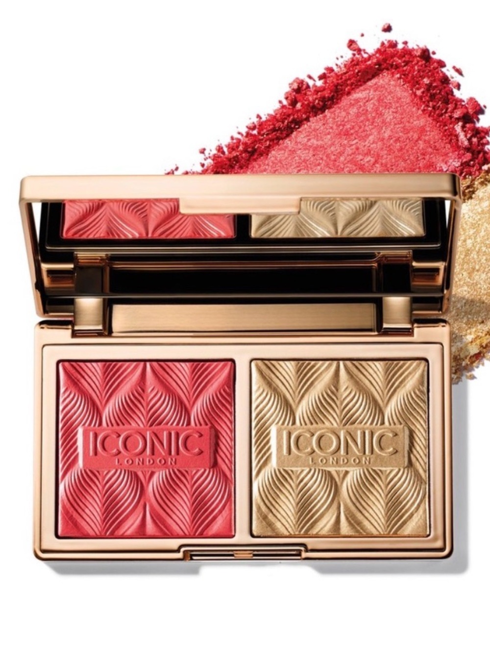 ICONIC London Silk Glow Duo - Coral Glow